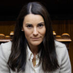 Ministra Arzola defiende embargos a deudores morosos y asegura que existieron avisos previos La ministra de Educacion Maria Paz Arzola durante la Sesion del Senado. Foto: Aton Chile.